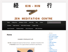 Tablet Screenshot of kinhinzencentre.com